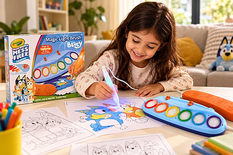 Let little imaginations run wild without the mess. Discover how Bluey’s Magic Light Brush makes painting fun for kids and easier for parents.