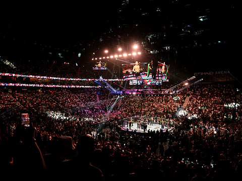 Thousands of fans from across the globe attending UFC 333 in Abu Dhabi