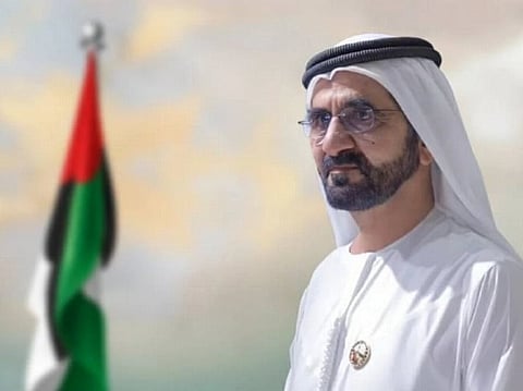 His Highness Sheikh Mohammed bin Rashid Al Maktoum, Vice President and Prime Minister of the UAE and Ruler of Dubai.