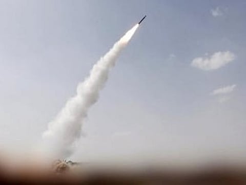 The Saudi-led coalition said its air defences intercepted and destroyed three Houthi ballistic missiles targeting the kingdom's Eastern Region. Photo for illustrative purposes.