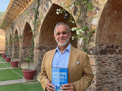 Navdeep Singh Suri with his new book 'Bridging the Gulf: The Remaking of India-UAE Relations'