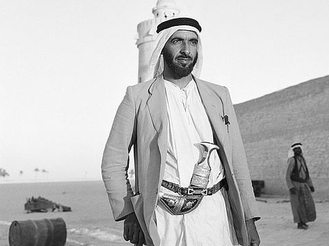 The late Sheikh Zayed bin Sultan Al Nahyan