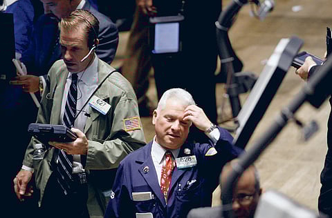 Traders at the New York Stock Exchange. Rapid rise in bond yields has made stocks skittish, and that could be a defining factor in the week ahead.