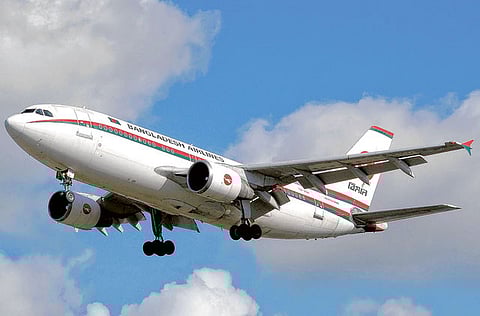 A Biman Bangladesh Airlines flight