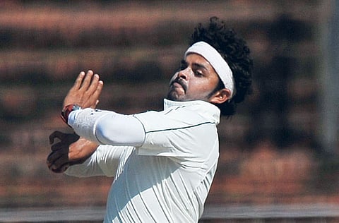 Santhakumaran Sreesanth, in an action picture from his playing days.