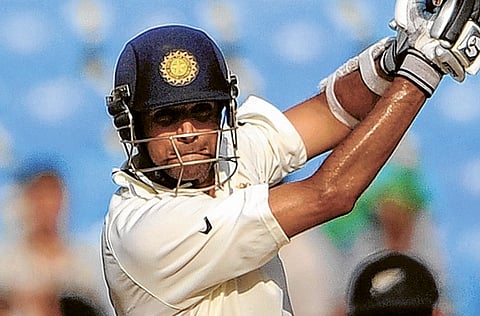 Rahul Dravid in action during his playing days.