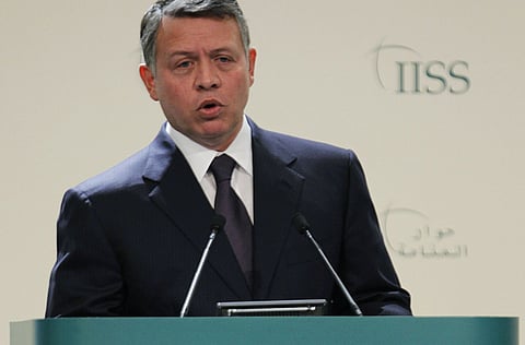 File picture: King Abdullah of Jordan.