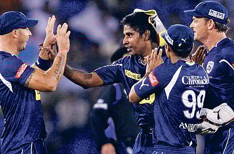 The Deccan Chargers franchise were kicked out of the IPL in 2012