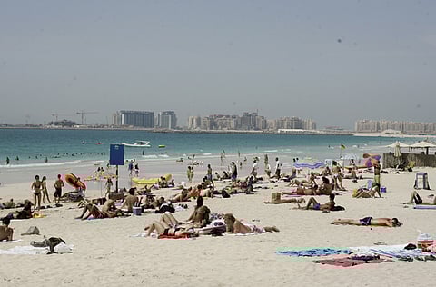 Beachgoers were fined for not wearing masks, violating social distancing protocols