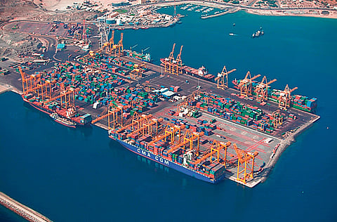 File picture of Khor Fakkan Port in Sharjah.