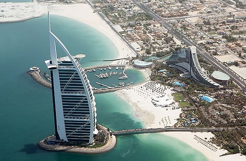 Burj Al Arab in Dubai.