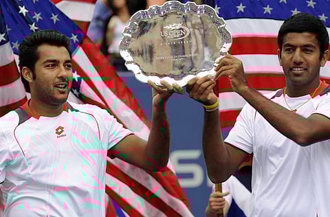 India's Rohan Bopanna and Pakistan's Aisam-ul-Haq Qureshi