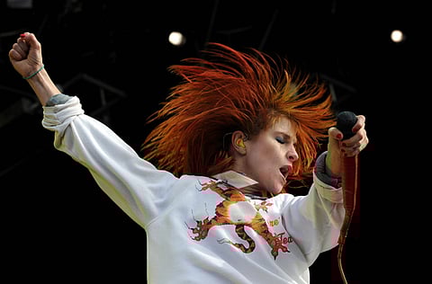Paramore lead singer Hayley Williams.