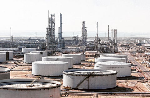 The Ras Tannura oil refinery in Dammam. Saudi Arabia's finance minister Mohammed al Jadaan said on Sunday that the economy is able to absorb the decline in revenues and to deal with budget deficit.