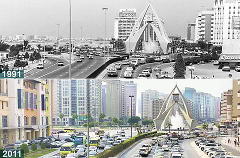 Deira Clock Tower: Then and now