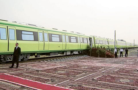 The Mashair high-speed train service will resume for transporting pilgrims during next week’s Hajj rituals.