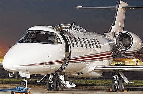 Don't wait around for commercial airline services to relaunch. For those who can afford it, there are always private jets around. And flight pooling for those who don't want a jet all to themselves.