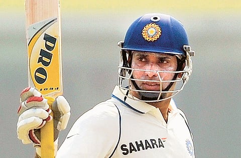 V.V.S. Laxman, the wristy genius of Indian batting, during his playing days.