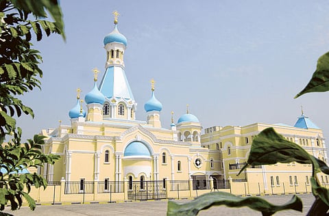 The St Philip the Apostle Orthodox Church in Sharjah’s Al Yarmouk area.