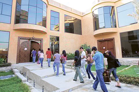 Picture for illustrative purposes: Filipinos visit their consulate in Dubai