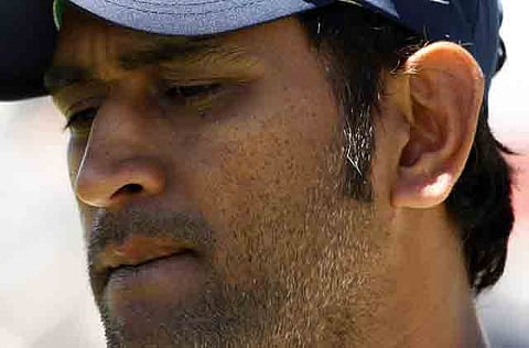 Indian captain Mahendra Singh Dhoni