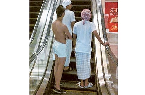Man arrested for turning up at Dubai Mall in underwear