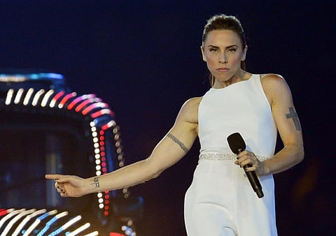 Melanie C of the Spice Girls.