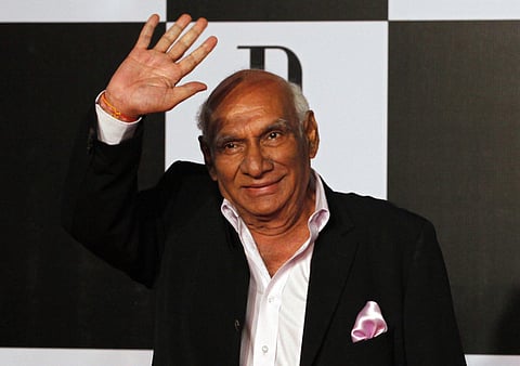 Bollywood producer and director Yash Chopra, father of Aditya Chopra, in Mumbai