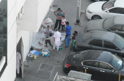 Makeshift slaughter points