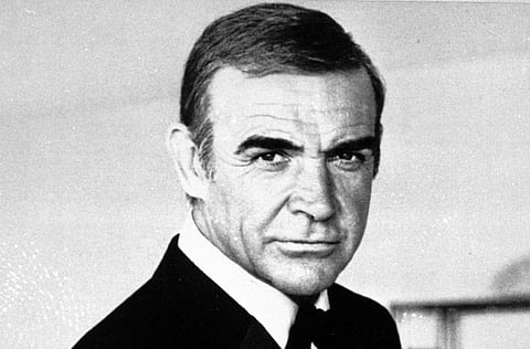 Sean Connery as James Bond.