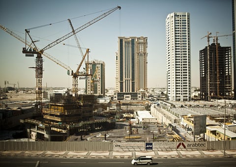 Construction in Doha.