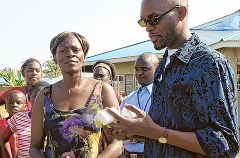 Improving health by recycling used soap