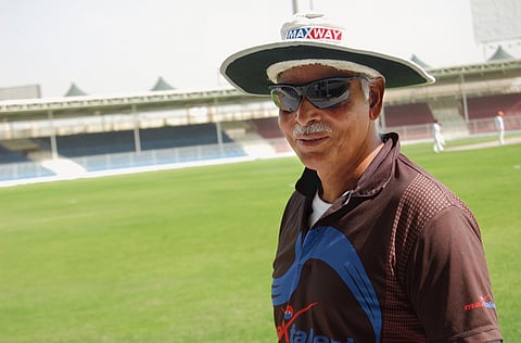 Sudhakar Shetty, the head of Maxtalent Cricket Academy.