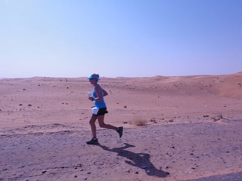 The woman who ran nonstop from Dubai to Fujairah