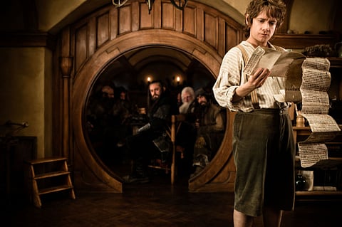 Martin Freeman as Bilbo Baggins in 'The Hobbit: An Unexpected Journey'.