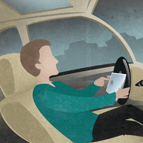 Tablet devices pose new distraction for careless drivers