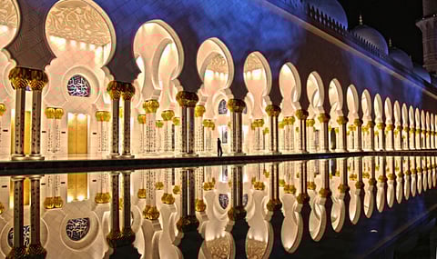 Sheikh Zayed Grand Mosque in Abu Dhabi