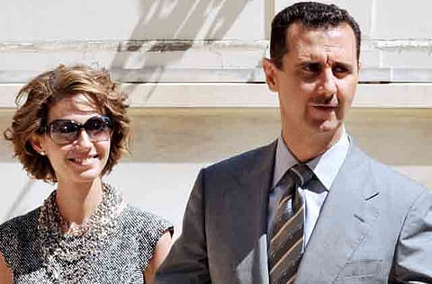 Bashar Al Assad and Asma Assad.