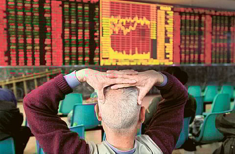 China’s benchmark stock gauge suffered its first drop of more than 1% in six weeks