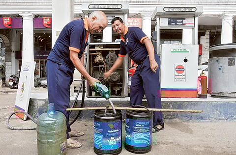 India's economy could be in for a creeping inflation if retail fuel prices keep on upward trajectory.