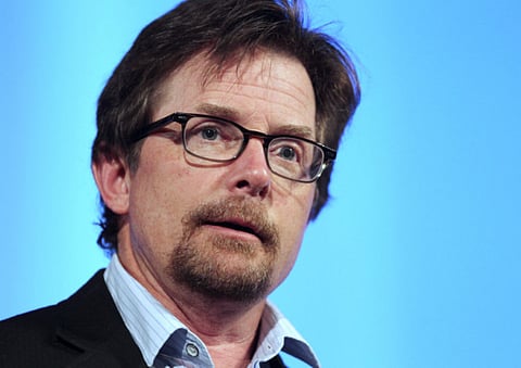 Actor Michael J Fox.