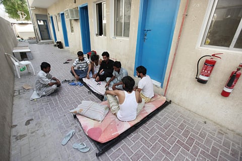 Six workers, 10 days, no power, no water