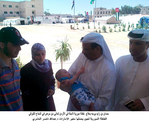 Infant Syrian refugee set for bone marrow transplant