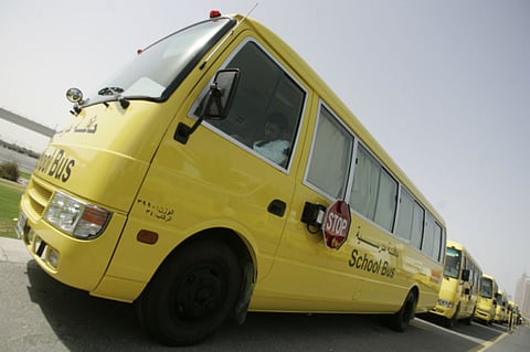 Dh20 per hour fine on parents failing to pick up kids after bus drop