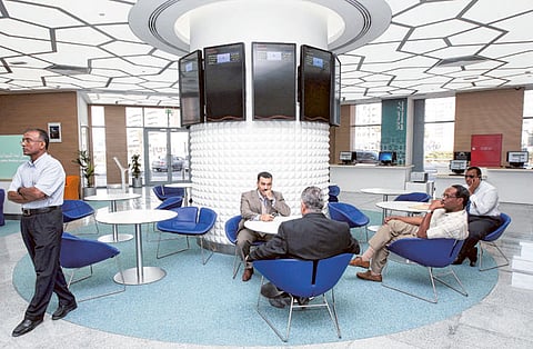 Visitor's at DED. Dubai Economy, along with six banks has formed a consortium for sharing of verified Know Your Customer data between banks and licensing authorities in the UAE.