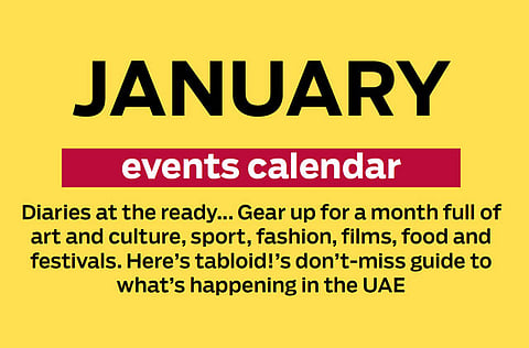 Events Calendar: January 2013