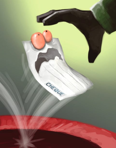 Bad cheques are still a crime in the UAE