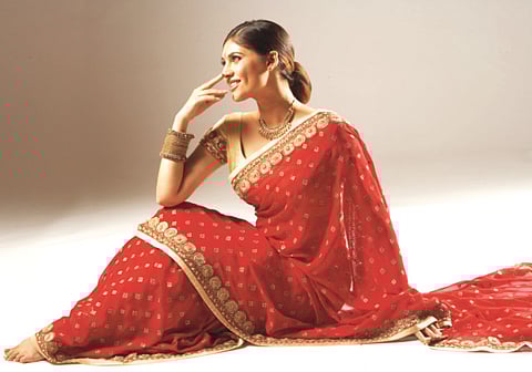 Sari: The six-yard fabric goes the whole nine yards