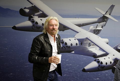 Branson's Virgin Galactic Holding Inc is due on Sunday to send the company's passenger rocket plane, the VSS Unity, on its first fully crewed test flight to the edge of space.