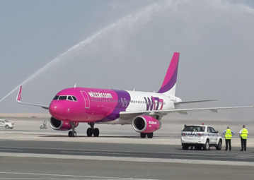 A Wizz Air aircraft.